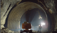 Structural tunnel liner in underground mine
