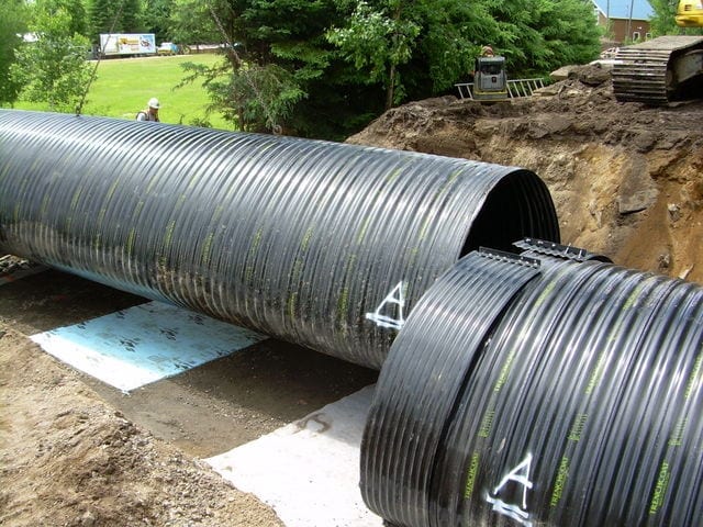 Polymer-Laminated CMP corrugated metal pipe for culvert