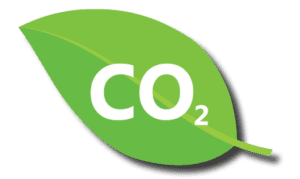 CO2 leaf graphic; CSP is 40-65% greener than concrete