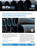 Fiche de produit du tuyau double paroi à emboîtement Hi-Flo PEHD Duo Tite